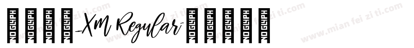 华文美黑_XM Regular字体转换